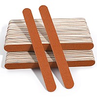 Canvalite Nail File Large Emery Boards For Nails180 Grit Nail Files For Natural Nails Thin Emory Nail File Pack Manicure Tool