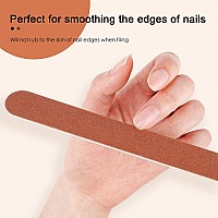 Canvalite Nail File Large Emery Boards For Nails180 Grit Nail Files For Natural Nails Thin Emory Nail File Pack Manicure Tool