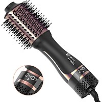 Nicebay Hair Dryer Brush Hb822A Hot Tools Blow Dryer Brush For Women One Step Blowout Brush With Display Screen Oval Cerami