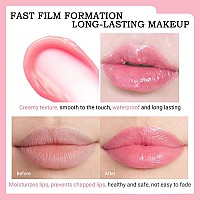 Kaely 3Pcs Peach Strawberry Blueberry Tinted Lip Balmph Lipstick Color Changing Makeup Setslips Plumper Tint Glosskorean Lip