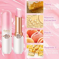 Kaely 3Pcs Peach Strawberry Blueberry Tinted Lip Balmph Lipstick Color Changing Makeup Setslips Plumper Tint Glosskorean Lip