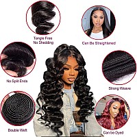 10A Loose Wave Bundles Brazilian Human Hair 3 Bundles Brazilian Virgin Hair Loose Wave Human Hair Bundles 100 Unprocessed Human