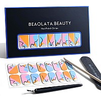 Beaolata Nail Polish Strips 32 Nail Wraps Nail Stickers Gel Nail Strips Easy Apply Remove Long Lasting Salon Quality Mix