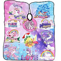 Dokkia Barber Hair Cutting Cape Kids Children Toddler Boys Girls Hairdressing Salon Styling Cloth Apron Cover Gown Unicorn Flam