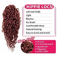 Goddess Locs Crochet Hair 18Inch Faux Locs Crochet Hair Curly Ends Prelooped River Hippie Locs Bohemian Locs Crochet Braids For