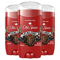 Old Spice Aluminum Free Deodorant For Men Elklord 48 Hr Protection 30Oz Pack Of 3