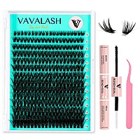 Vavalash Diy Lash Extension Kit 280 Pcs Individual Cluster Lashes Kit 50D 007D916Mm Lash Clusters Lash Bond And Seal Lash