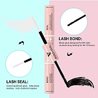 Vavalash Diy Lash Extension Kit 280 Pcs Individual Cluster Lashes Kit 50D 007D916Mm Lash Clusters Lash Bond And Seal Lash