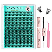 Vavalash Diy Lash Extension Kit 280 Pcs Individual Cluster Lashes Kit 20D 007D916Mm Lash Clusters Lash Bond And Seal Lash