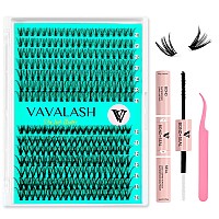 Vavalash Diy Lash Extension Kit 280 Clusters Individual Lashes Kit 20D 30D 007D1016Mm Lash Clusters Lash Bond And Seal Lash