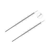 Aumeo G23 Titanium Threadless Piercing Taper 14G 16G 18G Piercing Insertion Pin Taper For Nose Lip Monroe Ear Tragus Helix Push