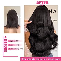 Ally Clip In Hair Extensions Real Human Hair 100 Unprocessed Brazilian Remy Human Hair For Women 7Pcs Double Weft Handmade S