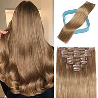 Ally Clip In Hair Extensions Real Human Hair 100 Unprocessed Brazilian Remy Human Hair For Women 7Pcs Double Weft Handmade S