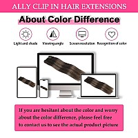 Ally Clip In Hair Extensions Real Human Hair Clip In Hair Extensions For Women Clip Ins Double Weft Brazilian Remy 100 Human Ha