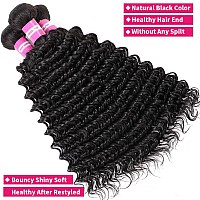 Deep Wave Bundles Human Hair 26 28 30 Inch 12A Brazilian Deep Wave Human Hair Bundles 100 Unprocessed Virgin Deep Curly Human H