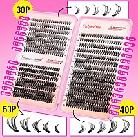 Lash Clusters Diy Lash Extension 30D40D50D Individual Lashes Cluster Eyelash Extensions 560Pcs Wispy Eyelashes Clusters D Curl