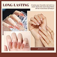 Jewhiteny 14 Colors Nude Pink Skin Tones Poly Extension Gel Kit All In One Kit All Seasons French Nails Manicure Poly Nail Gel S