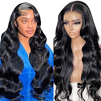 Hot Star 250 Density Lace Front Wigs Human Hair 13X6 Hd Transparent Lace Body Wave Human Hair Wigs For Black Women Glueless Wig