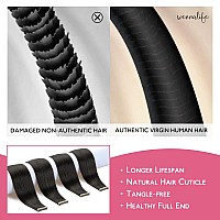 Wennalife Tape In Hair Extensions Human Hair Natural Black Tape In Extensions 10Pcs 30G 20 Inch Remy Invisible Tape Ins Straigh