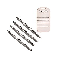 Kitsch Extra Long Rhinestone Bobby Pins Stylish Hair Pins For Women Small Crystal Bobby Pins For Thin Hair Perfect For Styl