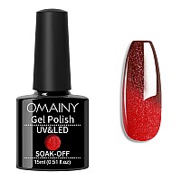 Omainy Gel Nail Polish Color Changing Gel Nail Polish Color Changing Gel Polish Soak Off Uv Led Thermal Temperature Art 15Ml