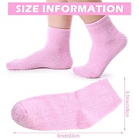 Tarpop 3 Pairs Aloe Socks Moisturizing Spa Socks For Dry Cracked Feet Infused Socks Gel Sleeping Fuzzy Socks Lotion Socks Gift F