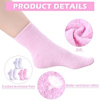 Tarpop 3 Pairs Aloe Socks Moisturizing Spa Socks For Dry Cracked Feet Infused Socks Gel Sleeping Fuzzy Socks Lotion Socks Gift F