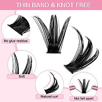 280 Pcs Individual Lashes 50Dd916Mix Lash Clusters Wispy Lashes Cluster Lashes That Look Like Eyelash Extensions Diy Lashes A