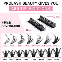 280 Pcs Individual Lashes 50Dd916Mix Lash Clusters Wispy Lashes Cluster Lashes That Look Like Eyelash Extensions Diy Lashes A