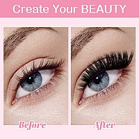 280 Pcs Individual Lashes 50Dd916Mix Lash Clusters Wispy Lashes Cluster Lashes That Look Like Eyelash Extensions Diy Lashes A