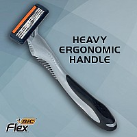 Bic Flex 4 Sensitive Titanium Mens Disposable Razors With 4 Blades With Bonus Bic Flex 5 Disposable Razor 8 Razors Total