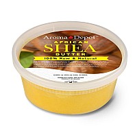 Raw African Shea Butter 8 Oz Yellowgold Grade A 100 Pure Natural Unrefined Fresh Moisturizing Ideal For Dry And Cracked Skin