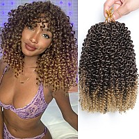 Short Crochet Hair For Black Women 8 Bundles Passion Twist Hair 8 Inch Curly Crochet Hair Kinky Crochet Hair Curly Braiding Hair