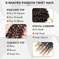 Short Crochet Hair For Black Women 8 Bundles Passion Twist Hair 8 Inch Curly Crochet Hair Kinky Crochet Hair Curly Braiding Hair