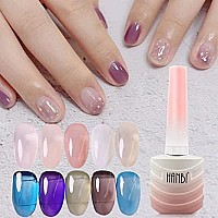 Major Dijit Gel Nail Polish 36 Clolors Translucent Jelly Glass Uv Led Gel Polish Natural Girly Colors Crueltyfree Nail Lacque