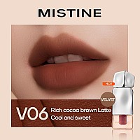 Mistine Makeup Velvet Lip Gloss Matte Lip Cream Liquid Lipstick Softening With Hyaluronic Acid Lip Tint Nonsticky Lightweight