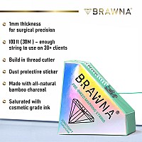 Brawna 30 M Mapping String For Eyebrow And Lip Measuring Pmu Supplies Pre Inked Mapping Thread Turquoise