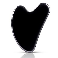 Fuiyoocen Gua Sha Facial Tools Natural Obsidian Guasha Tool For Face Double Chin Jawline Gua Sha Stone Selfskin Care Face S