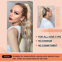 Lommel Ponytail Extension Claw Clip Ponytail Extension For Women 20 Inch Long Wavy Ponytail Extensions Synthetic Ponytail Hairpi