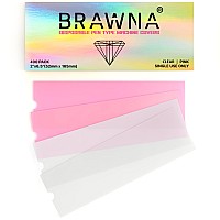 Brawna Wireless 440 Pack Pmu Machine Pen Covers Microneedling Machine Cover Pmu Supplies Color Clear And Pink