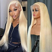 Clickiss 613 13X4 Lace Front Wig Human Hair 180 Density 613 Lace Front Wig Human Hair Straight 613 Hd Lace Frontal Wig 28 Inch