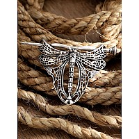 Haquil Dragonfly Hairpin For Men Women Fashion Punk Gothic Dragonfly Art Nouveau Style Hairclip Hairpin Barrette