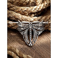 Haquil Dragonfly Hairpin For Men Women Fashion Punk Gothic Dragonfly Art Nouveau Style Hairclip Hairpin Barrette