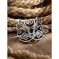 Haquil Celtic Knot Hair Pin For Men Women Fashion Punk Gothic Celtic Knot Hair Pin Barrette Hair Clip Pin Norse Gift