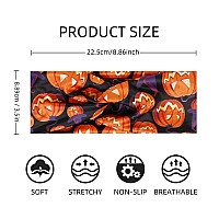 Aktvshow Headbands For Women Knotted Headband Elastic Head Bands Womens Hair Band Nonslip Turban Printed Stylish Sport Sweat H