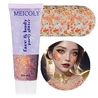 Meicoly Chameleon Sunset Red Body Glitterchunky Glitter Paintcolor Changing Mermaid Face Glitter Gelholographic Glitter Sequi