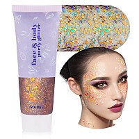 Meicoly Chameleon Colorful Body Glitterchunky Glitter Face Paintcolor Changing Mermaid Face Glitter Gelholographic Glitter Se