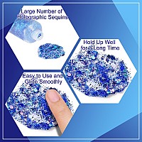 Meicoly Chameleon Blue Body Glitterchunky Face Glitter Gelcolor Changing Mermaid Singer Concerts Glittersparkling Glitter For