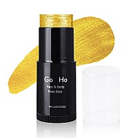 Go Ho Creamblendable Gold Face Paint 106 Ozwaterproof Gold Face Paint Stick For Halloween Cosplay Zombie Vampire Skeleton C