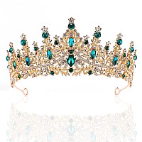 Beayfily Tiara For Women Crystal Queen Crowns Rhinestone Princess Tiaras Royal Hair Accessories Perfect For Birthday Decorati